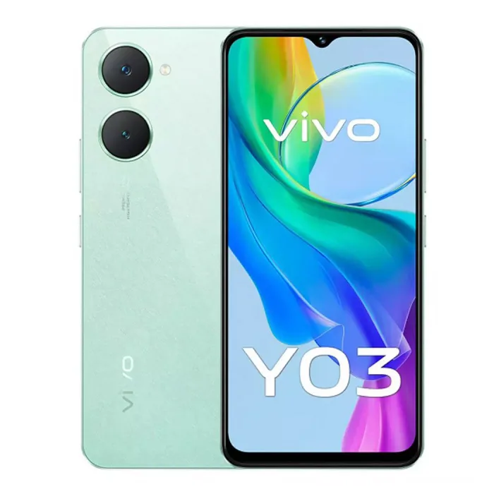 موبايل VIVO Y03 Dual SIM, 64GB, 4GB RAM, 4G LTE - Gem Green