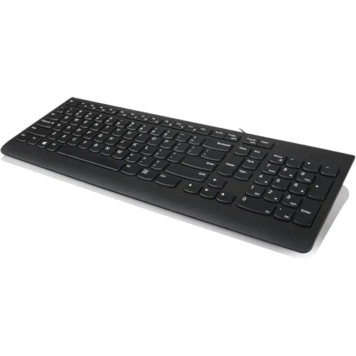 كيبورد Keyboard Lenovo 300 Wired USB Arabic Black - GX30M39656