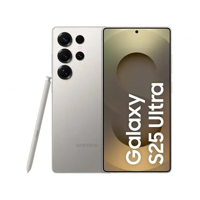 موبايل Samsung Galaxy S25 Ultra, 256GB, 12GB RAM, 5G, Dual SIM - Titanium Grey