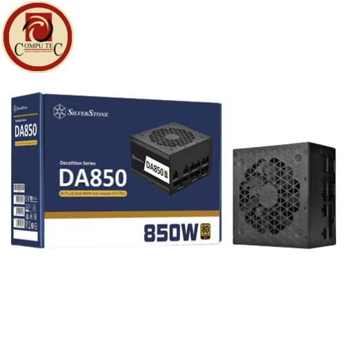 باور سبلاي SilverStone DA850 Gold 850W Fully Modular ATX Power Supply: Reliable Power for High-Performance Systems