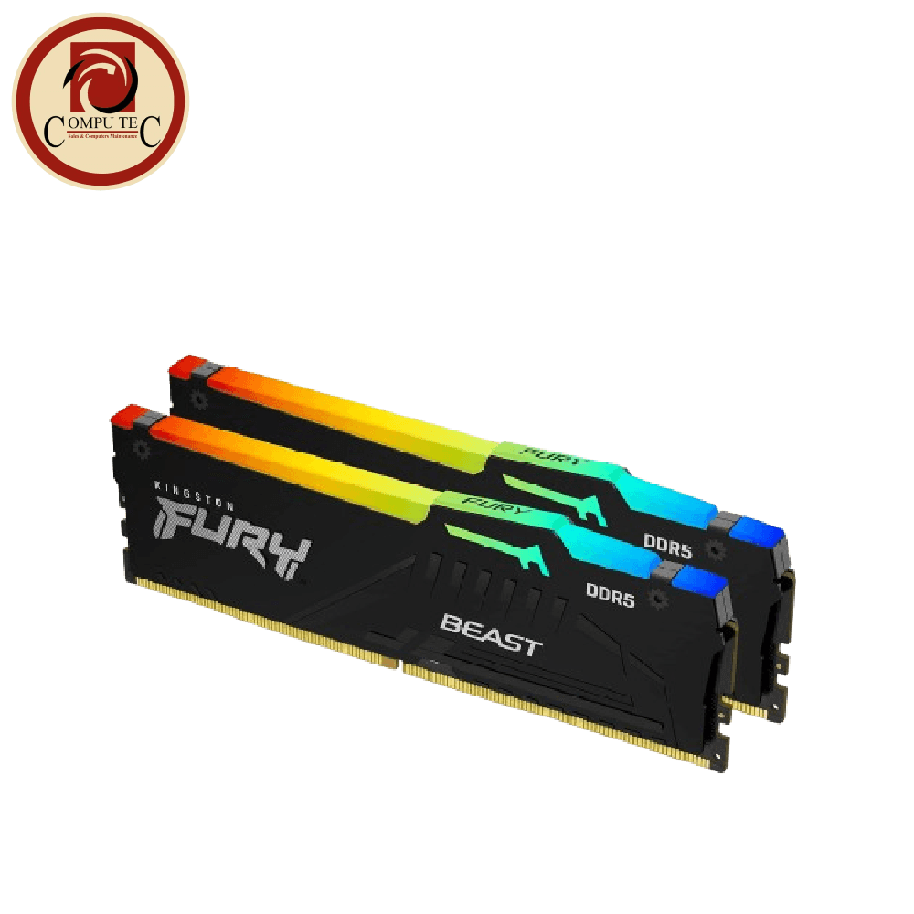 رامات Fury Beast 16GB DDR5 5600MHz RGB Desktop RAM
