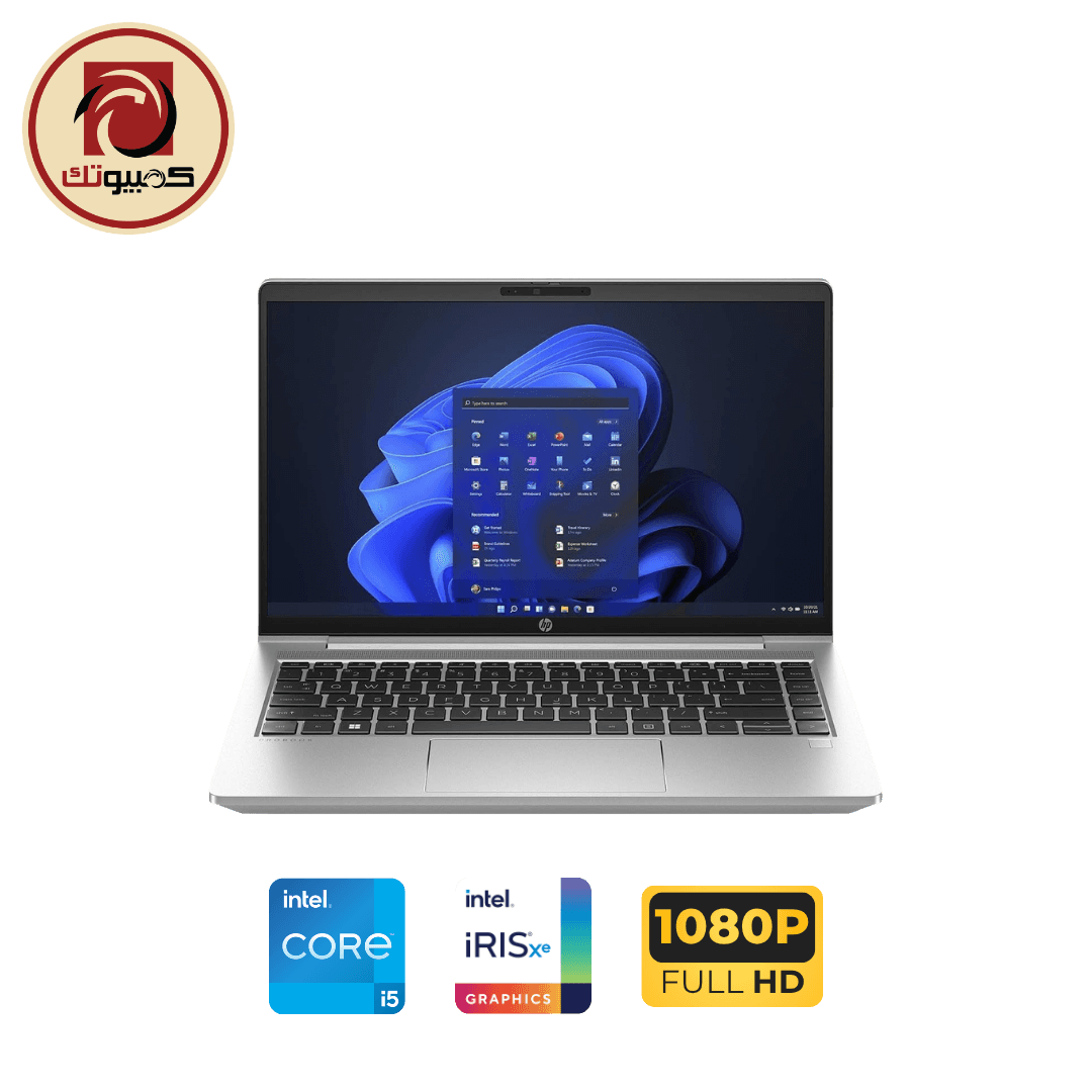 لابتوب HP ProBook 440 G10 Business Laptop – Intel Core i5-1334U, Intel Iris Xe Graphics, 16GB RAM, 512GB SSD, 14″ FHD Touch