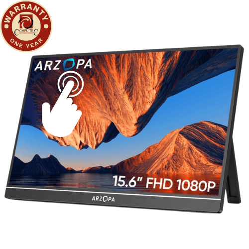 شاشة Arzopa A1T 15.6 Inch Touchscreen Portable Monitor – Full HD Display with Intuitive Touch Control
