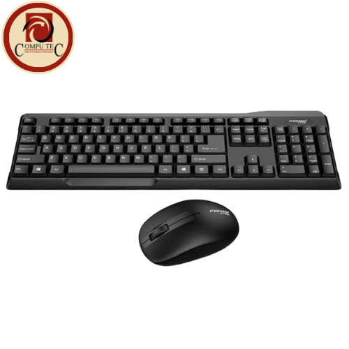 ماوس Forev FV-300 Wireless Waterproof Keyboard & Mouse Combo (Black): Durable & Clutter-Free Productivity