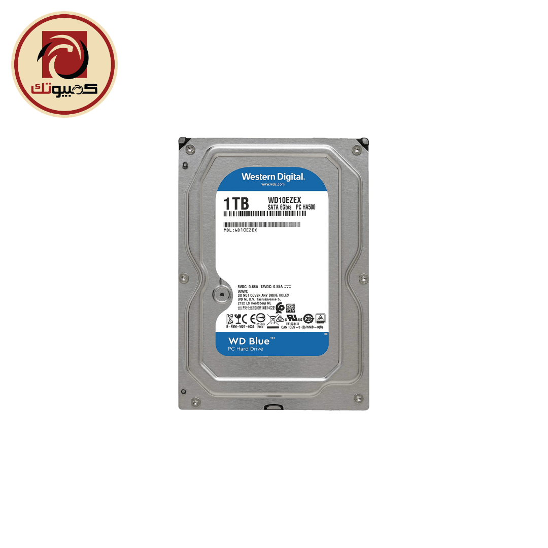 فلاش ميموري WD Blue 1TB Desktop Internal Hard Drive – 3.5″ SATA III 7200RPM HDD (WD10EZEX-00BBHA0)