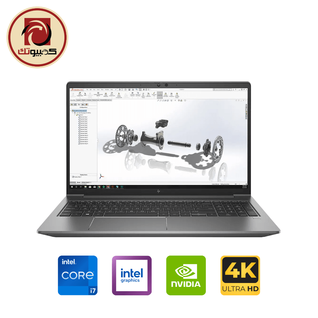 لابتوب HP ZBook Power 15 G8 Workstation – Intel Core i7-11850H, NVIDIA RTX A2000, 32GB RAM, 512GB SSD, 15.6″ 4K