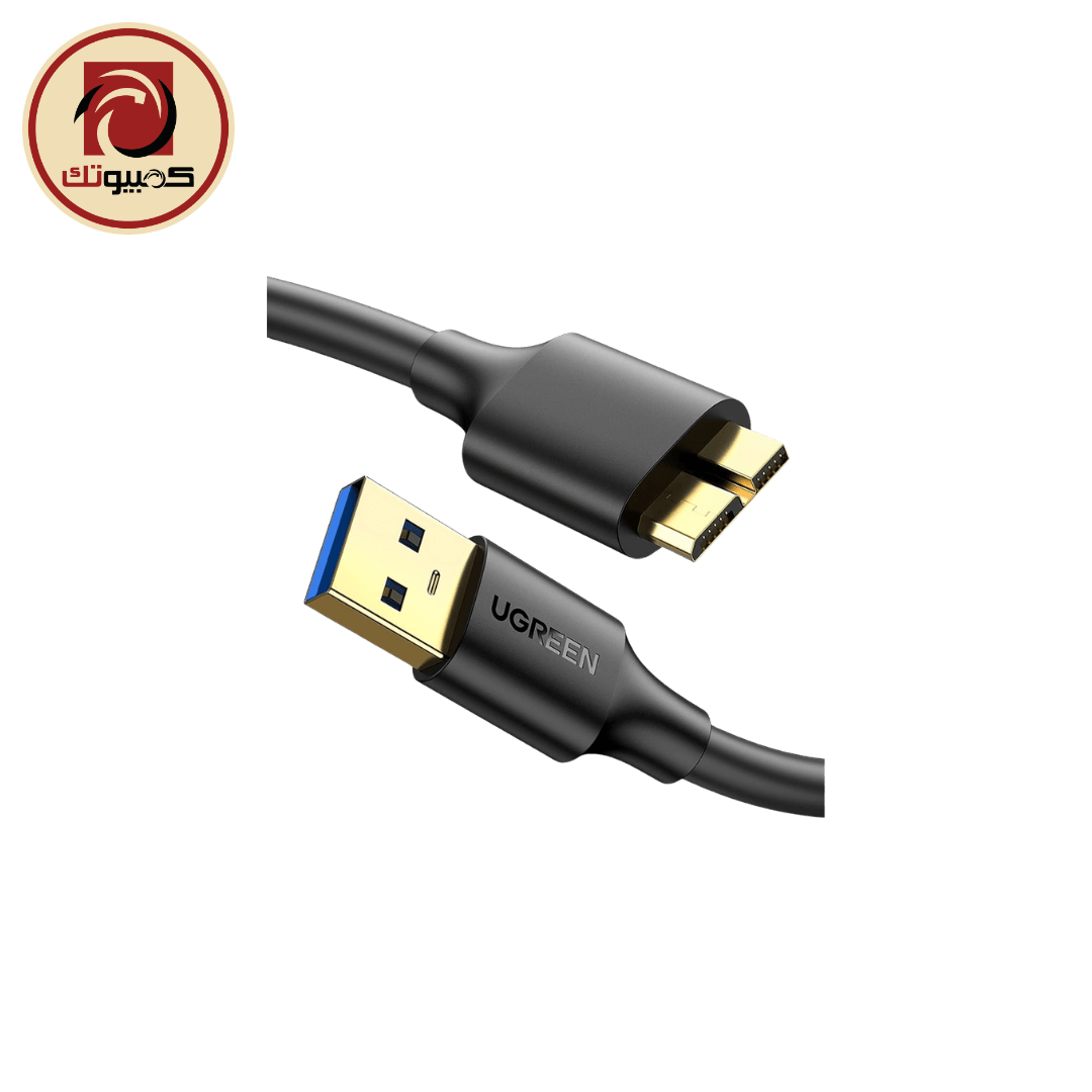كابل UGREEN USB 3.0 to Micro USB 3.0 Cable US130 (10841) – 1M 5Gbps Data Transfer Cable, Black