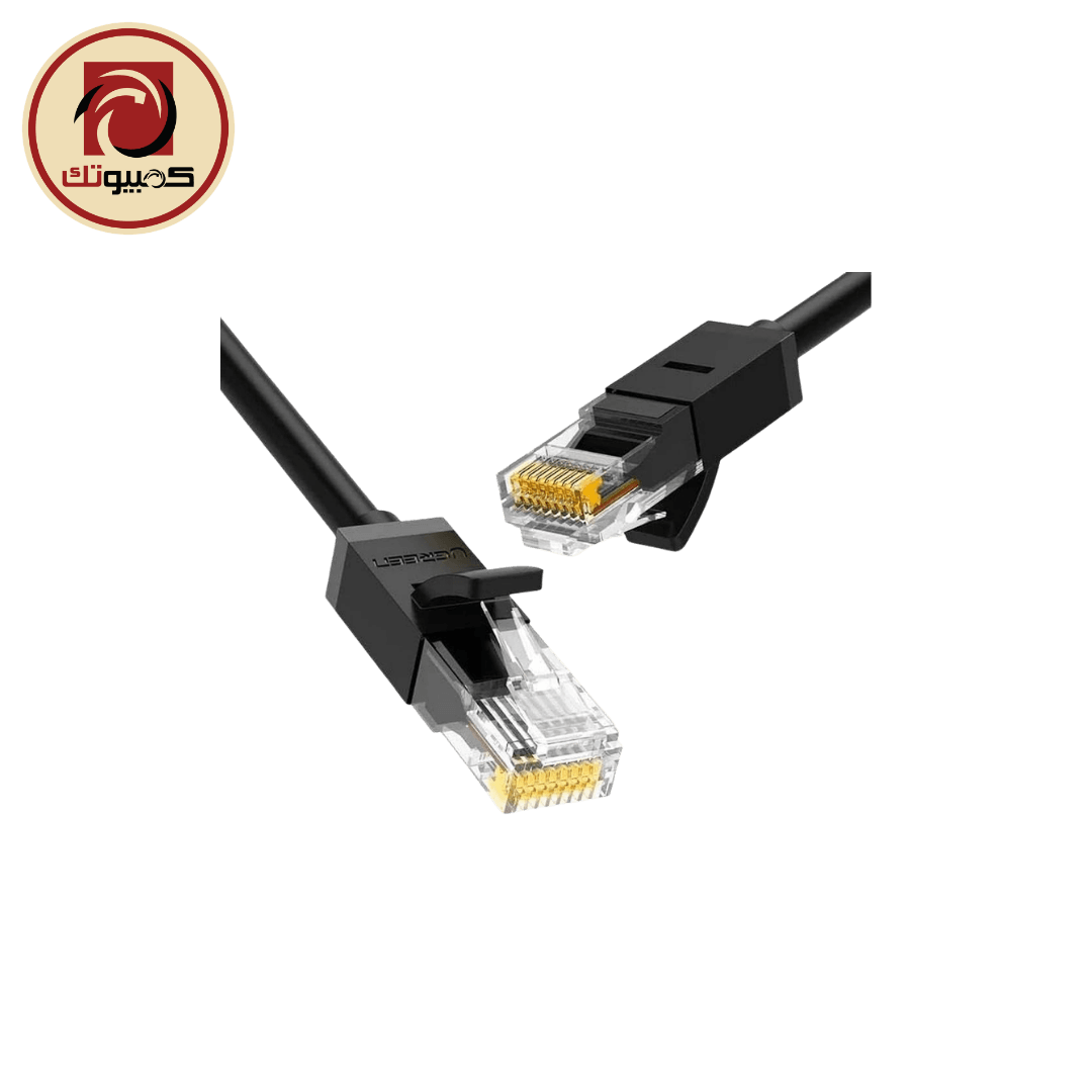 جهاز شبكة UGREEN US217 CAT6 UTP LAN Cable – 5M High-Speed Gigabit Ethernet Network Cable, Black