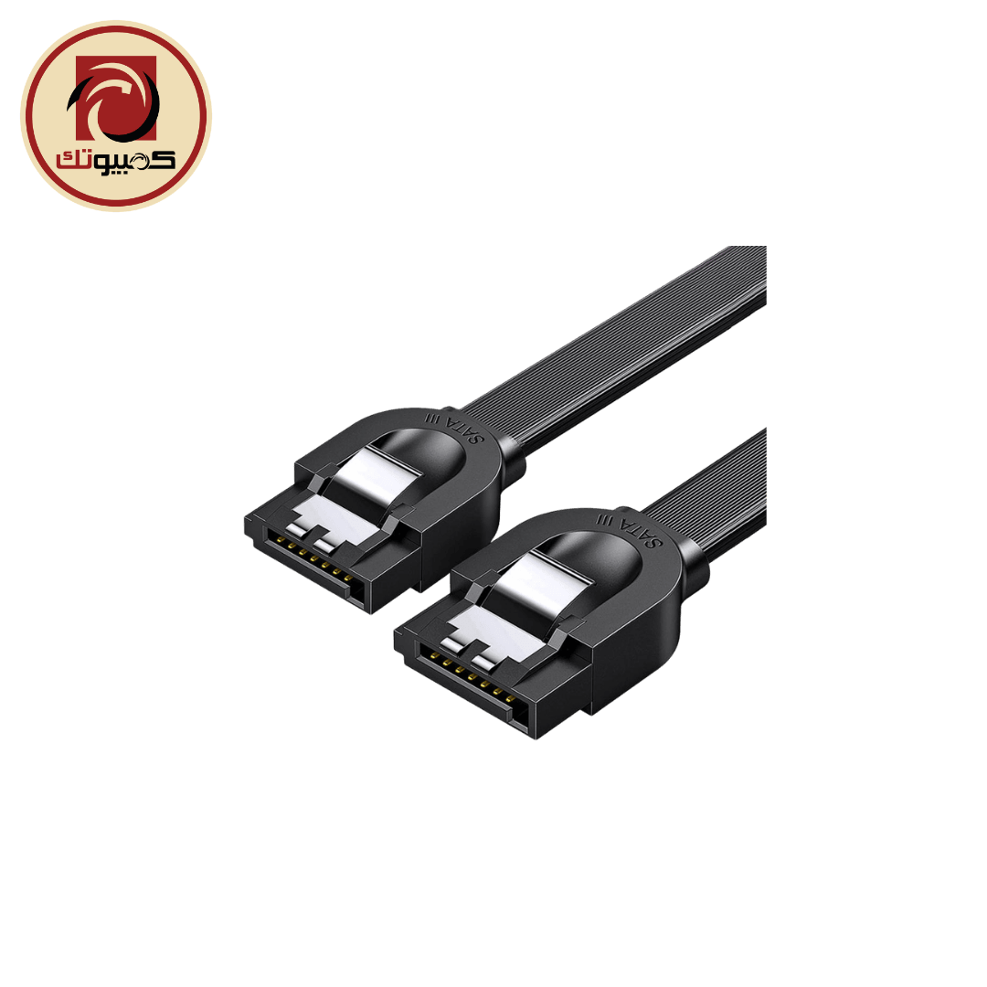 كابل UGREEN US217 SATA III Data Cable – 0.5M High-Speed 6Gbps SATA 3.0 Cable, Black
