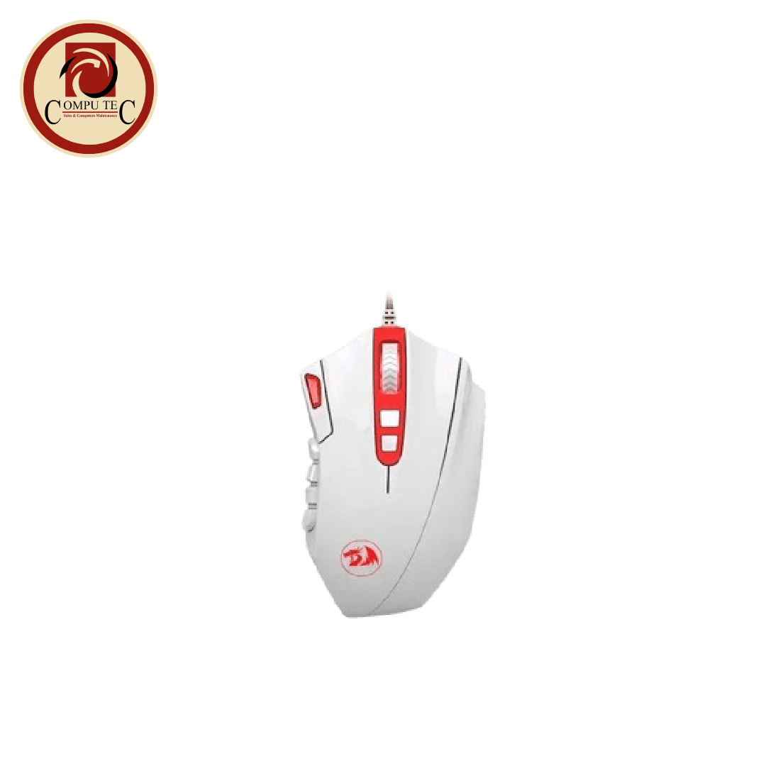 ماوس Redragon M901W Gaming Mouse – White RGB High Precision Mouse