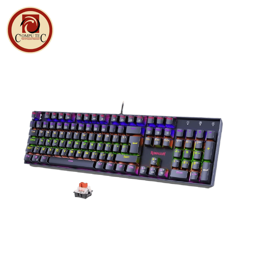 كيبورد Redragon K551P REDSW RGB Mechanical Gaming Keyboard
