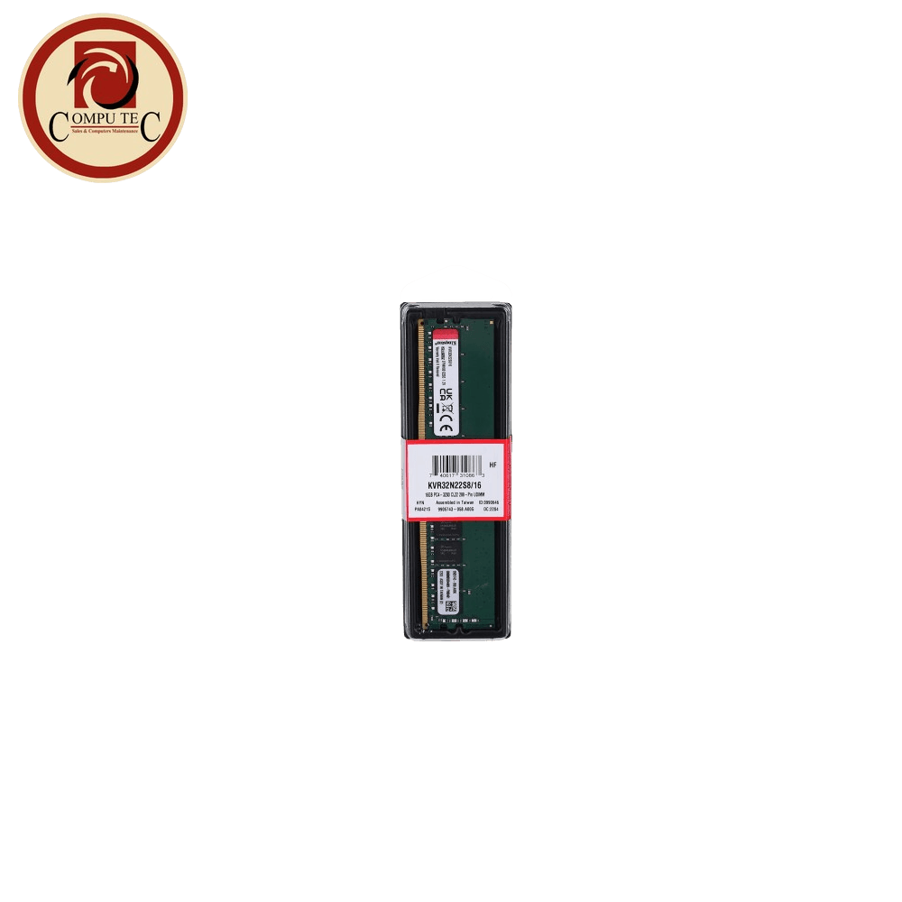 رامات Kingston 16GB DDR4 3200MHz Desktop RAM