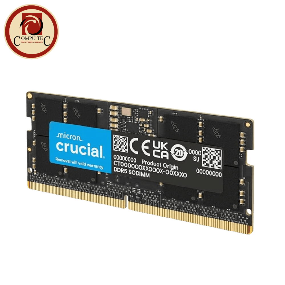 لابتوب Crucial 16GB DDR5 5600MHz Laptop RAM