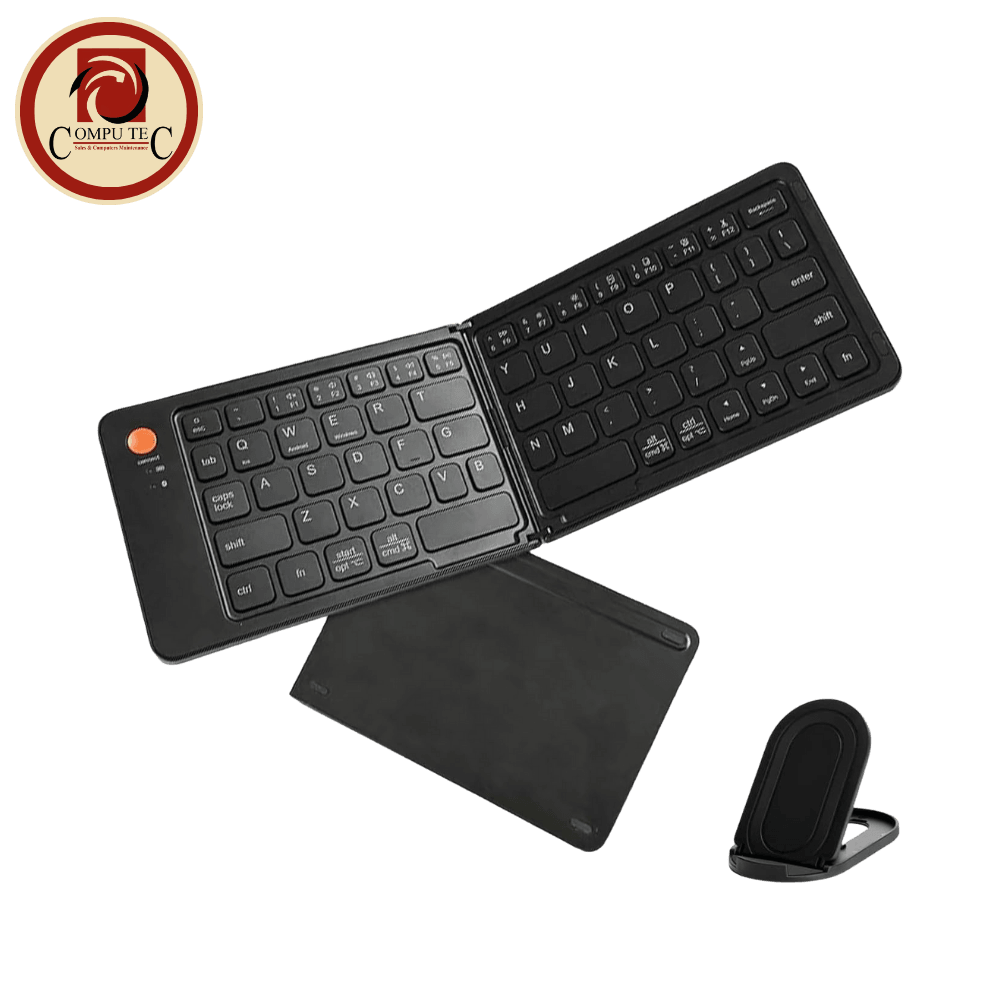 كيبورد B023 Mini Rechargeable Foldable Bluetooth Keyboard 5.1 – Portable