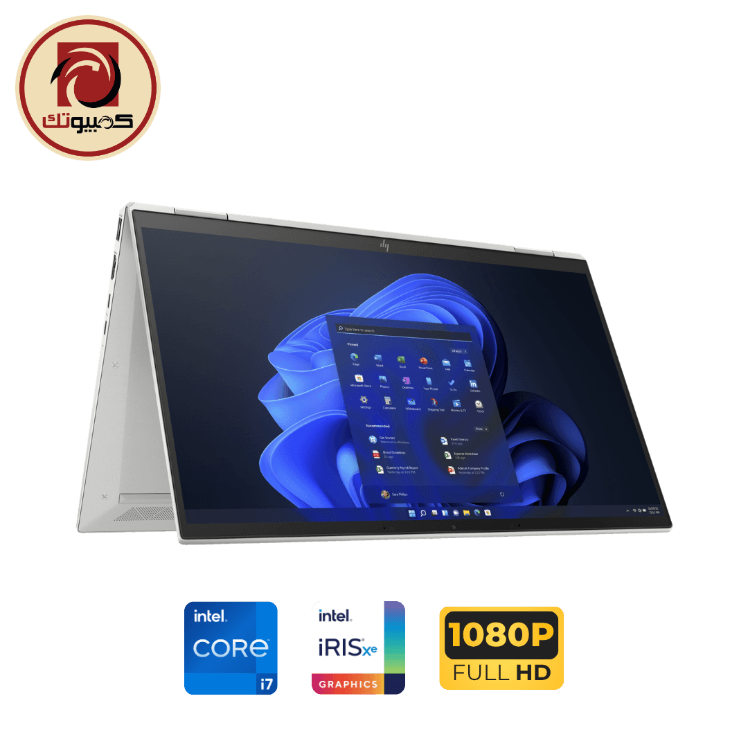 لابتوب HP EliteBook x360 1040 G8 Business Convertible Laptop – Intel Core i7-1185G7, Intel Iris Xe Graphics, 16GB RAM, 512GB SSD, 14″ FHD Touch