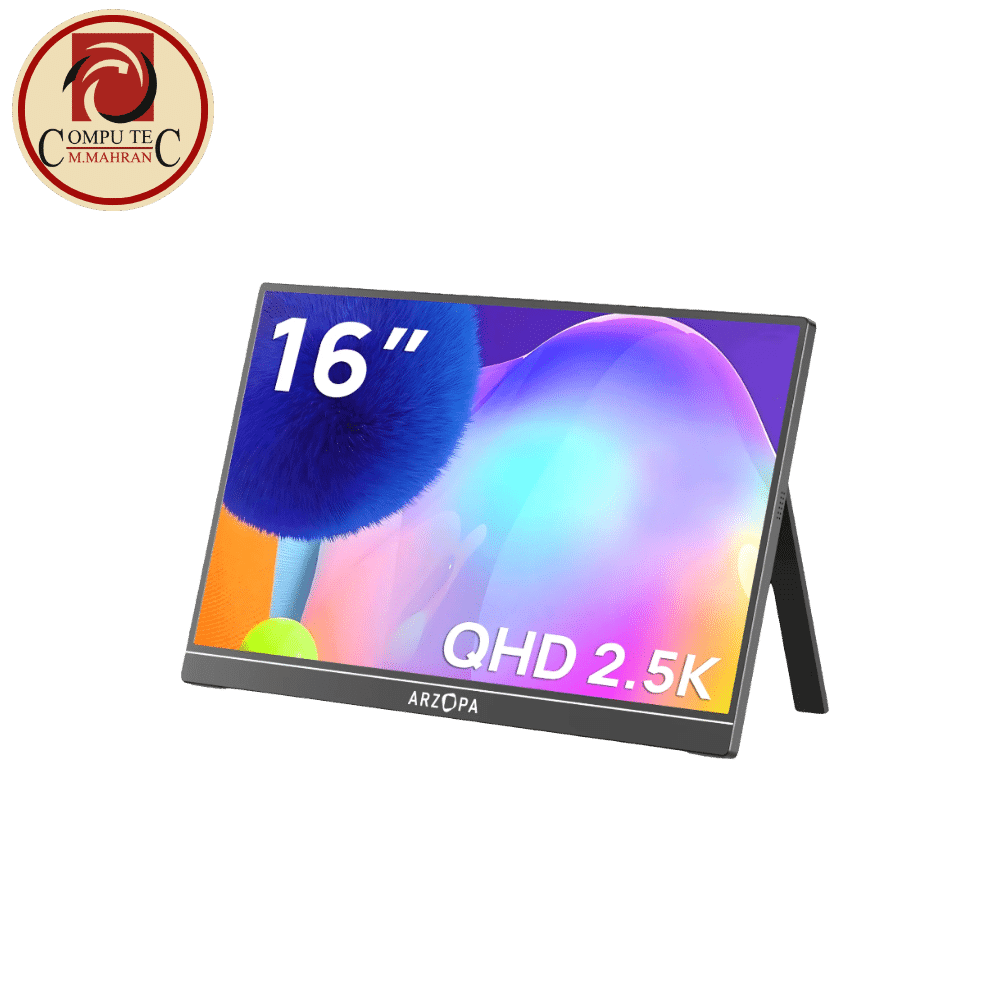 شاشة Arzopa Z1RC 2.5K Portable Monitor – Brilliant QHD 16″ Display for Ultimate Portability..