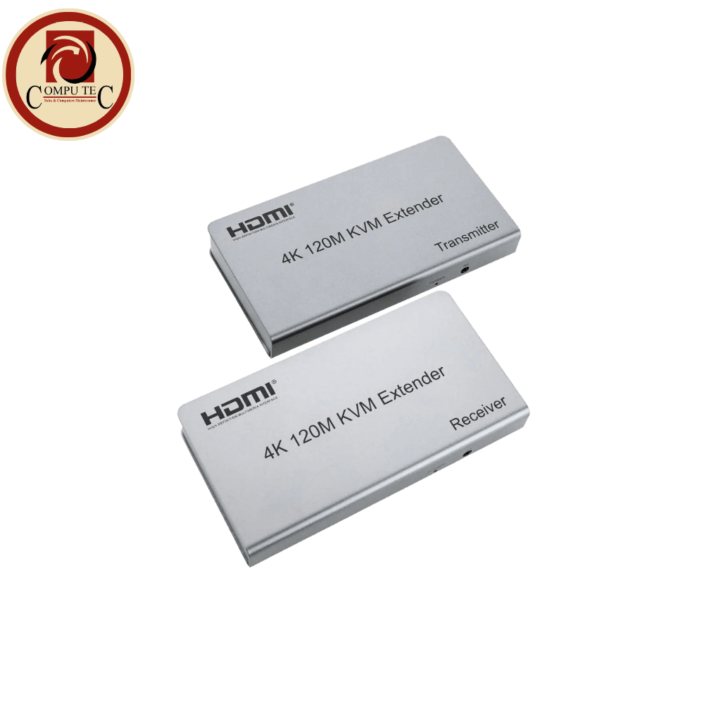 ماوس HDMI 4K KVM Extender 4K 120M Extension Over CAT6 Remote Mouse & Keyboard Control.