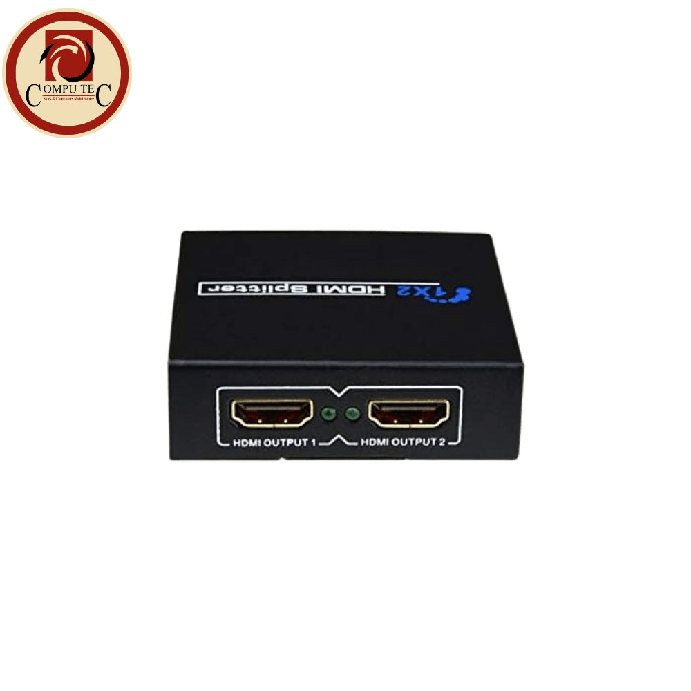إكسسوار 4K HDMI Splitter 1×2 1 In 2 Out Ultra HD 4K@30Hz 60Hz Repeater Duplicate Display Solution.