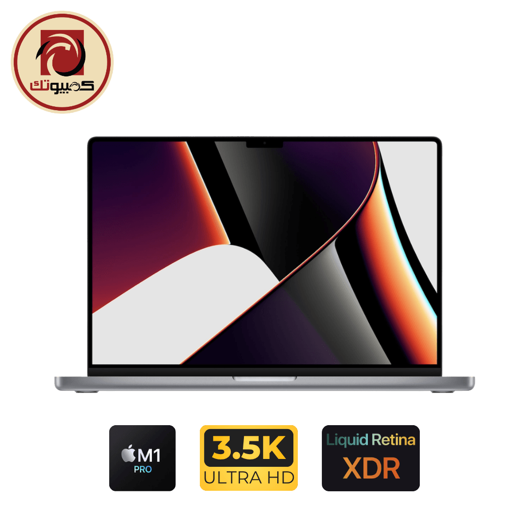 لابتوب Apple MacBook Pro 16 2021 – Apple M1 Pro 16-Core GPU, 32GB RAM, 512GB SSD, 16″ Liquid Retina XDR 120Hz