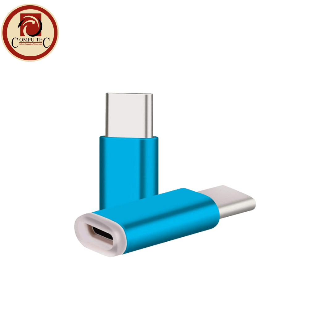 محول Lucklystar USB-C Male to USB-A Female Adapter | OTG Converter | Data Transfer & Charging