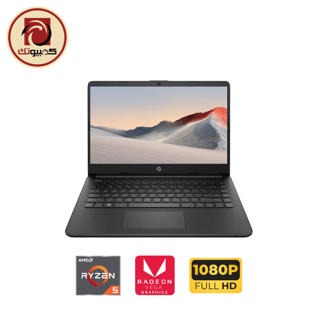لابتوب HP 14s Laptop – AMD Ryzen 5 3500U, Radeon Vega 8 Graphics, 8GB RAM, 512GB SSD, 14″ FHD
