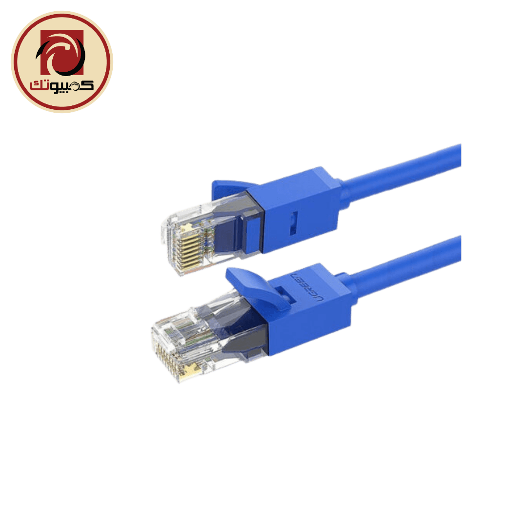 جهاز شبكة UGREEN CAT6 UTP Ethernet Cable – 20M High-Speed RJ45 LAN Network Cable, Blue,NW102 (11206)