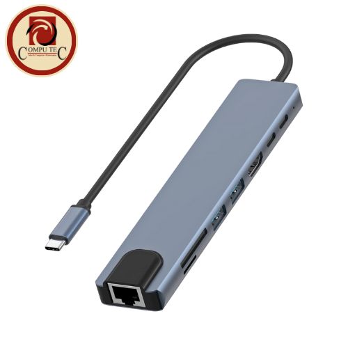 هَب The Ultimate 8-in-1 USB-C Hub: Your Complete Connectivity Solution