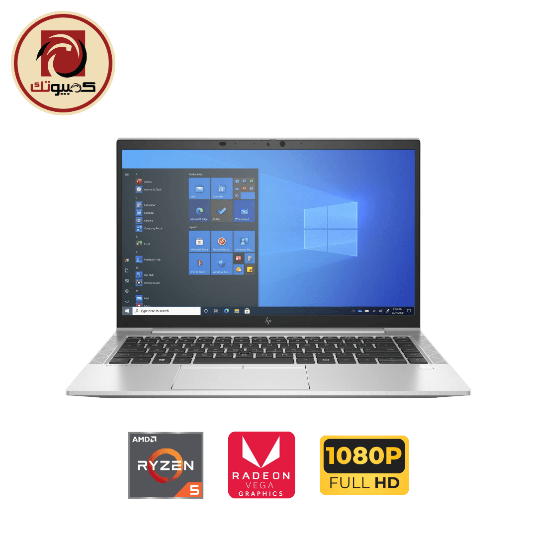 لابتوب HP EliteBook 845 G8 Business Laptop – AMD Ryzen 5 PRO 5650U, AMD Radeon Graphics, 16GB RAM, 256GB SSD, 14″ FHD