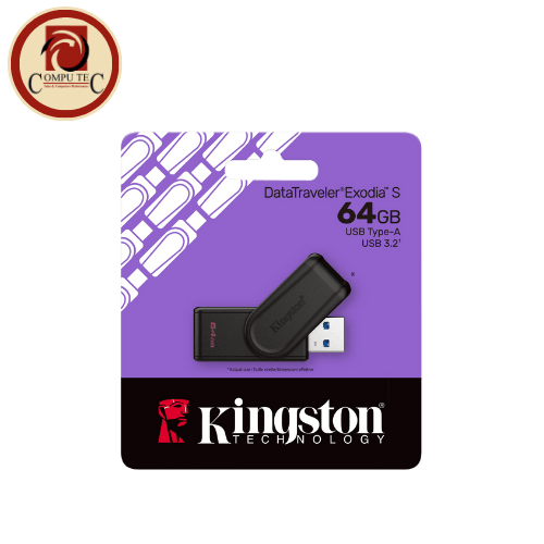 فلاش ميموري Kingston DataTraveler Exodia™ S USB Flash Drive: Stylish Swivel Design, Everyday Reliability!