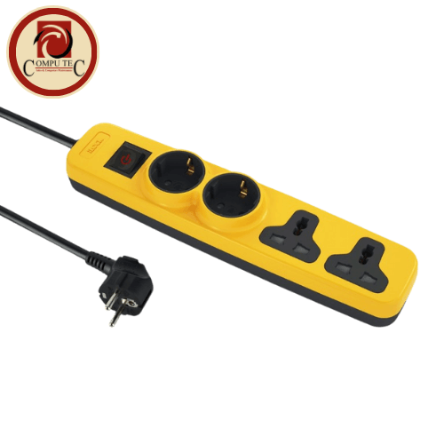 إكسسوار iLOCK Power Strip 2U2S: Versatile 4-Outlet Solution with High Power Capacity & Safety Features