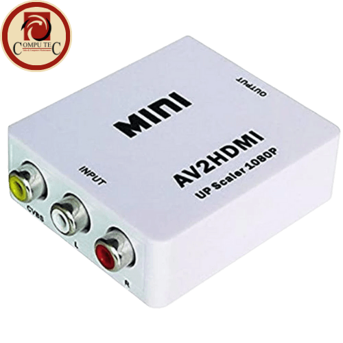 إكسسوار Mini AV to HDMI Video Converter | 1080P HD Upscaler