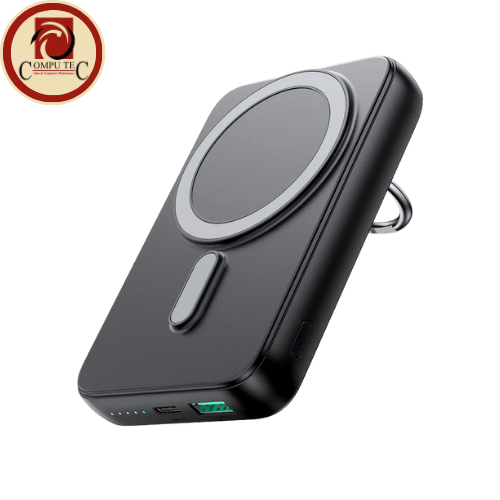 باور بانك JoyRoom_Power Bank_20W Magnetic Wireless with Ring Holder_10000mAh_Black_JR-W050