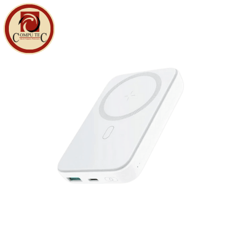 باور بانك JoyRoom JR-W020 20W Magnetic Wireless Power Bank 10000mAh – White: Fast, Effortless & Portable Power