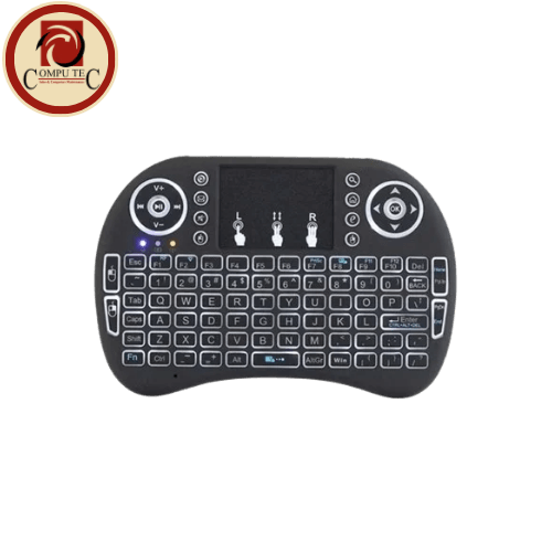 كيبورد Wireless Mini Keyboard with Touchpad (Black): Compact Control for All Your Devices