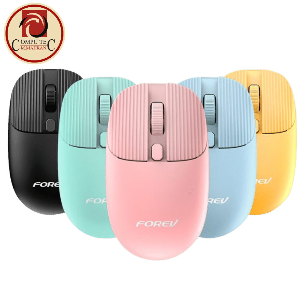 ماوس Forev FV-198 Wireless Mouse – 2.4GHz High-End with USB Nano Receiver – Elegant & Ergonomic