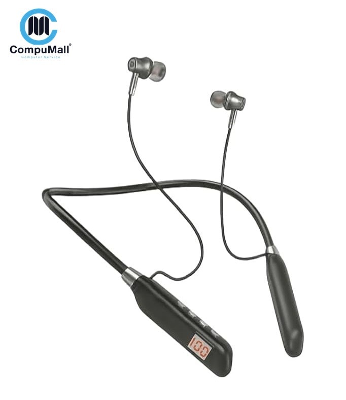 سماعة هيدست YD-23 Bluetooth 5.4 Wireless Sports Headset – Digital LED Display – Up to 80 Hours Playback – Type-C Charging – Support TF Card