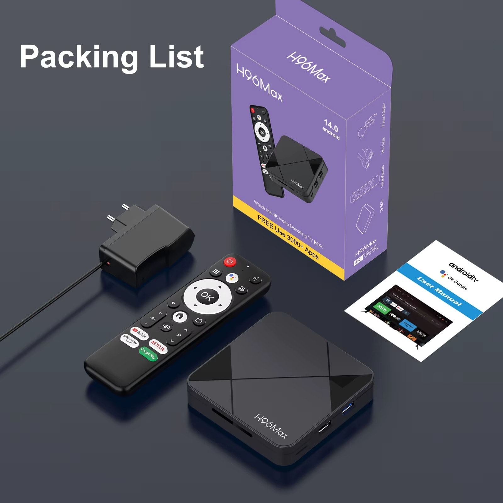 إكسسوار TV BOX ANDROID 2GB-16GB