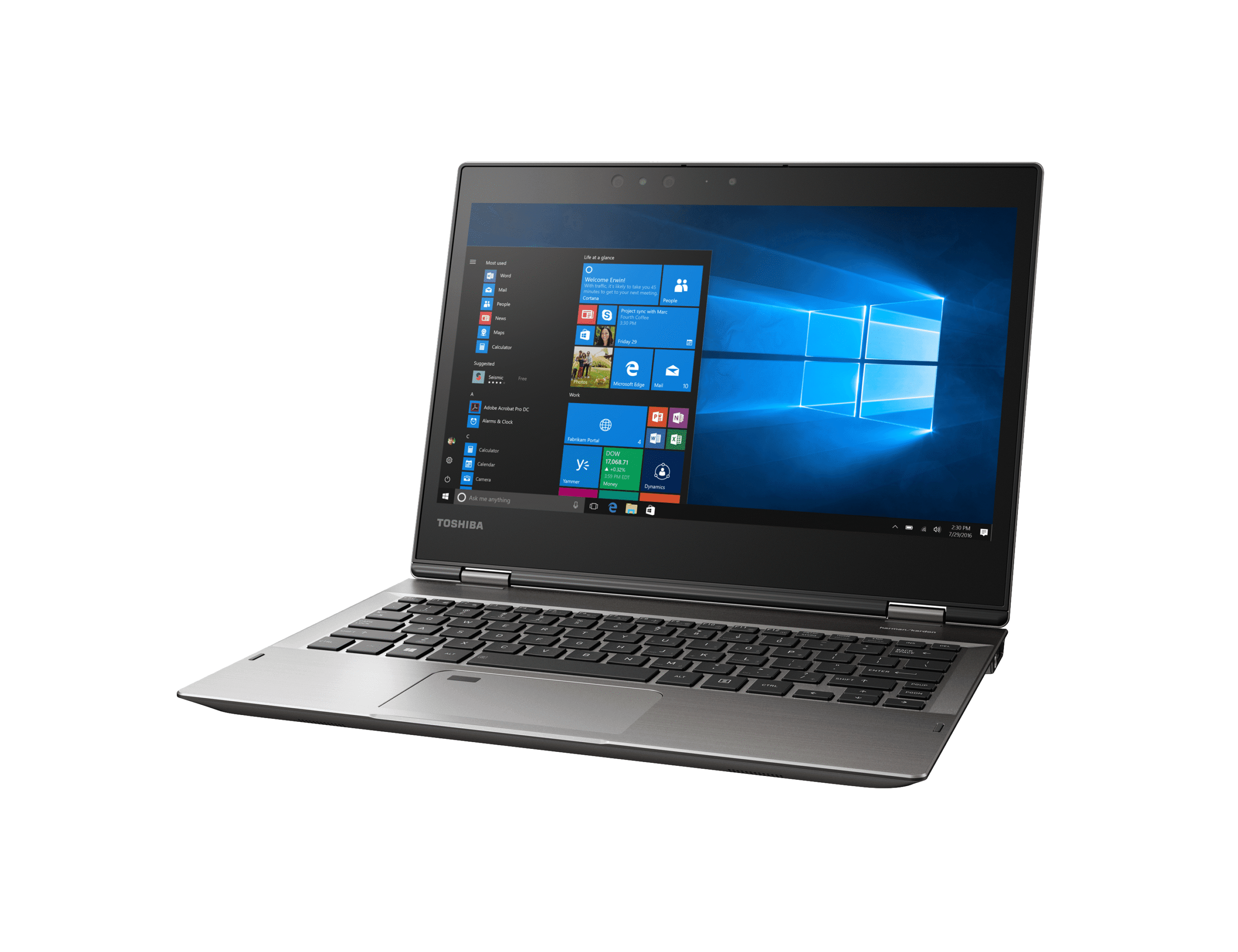 لابتوب toshibaportege x20w i7th8-8-16-512
