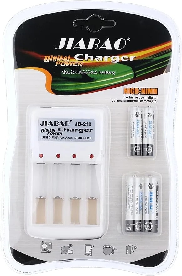 شاحن CHARGER BATTRY WITH 4 BATTRY
