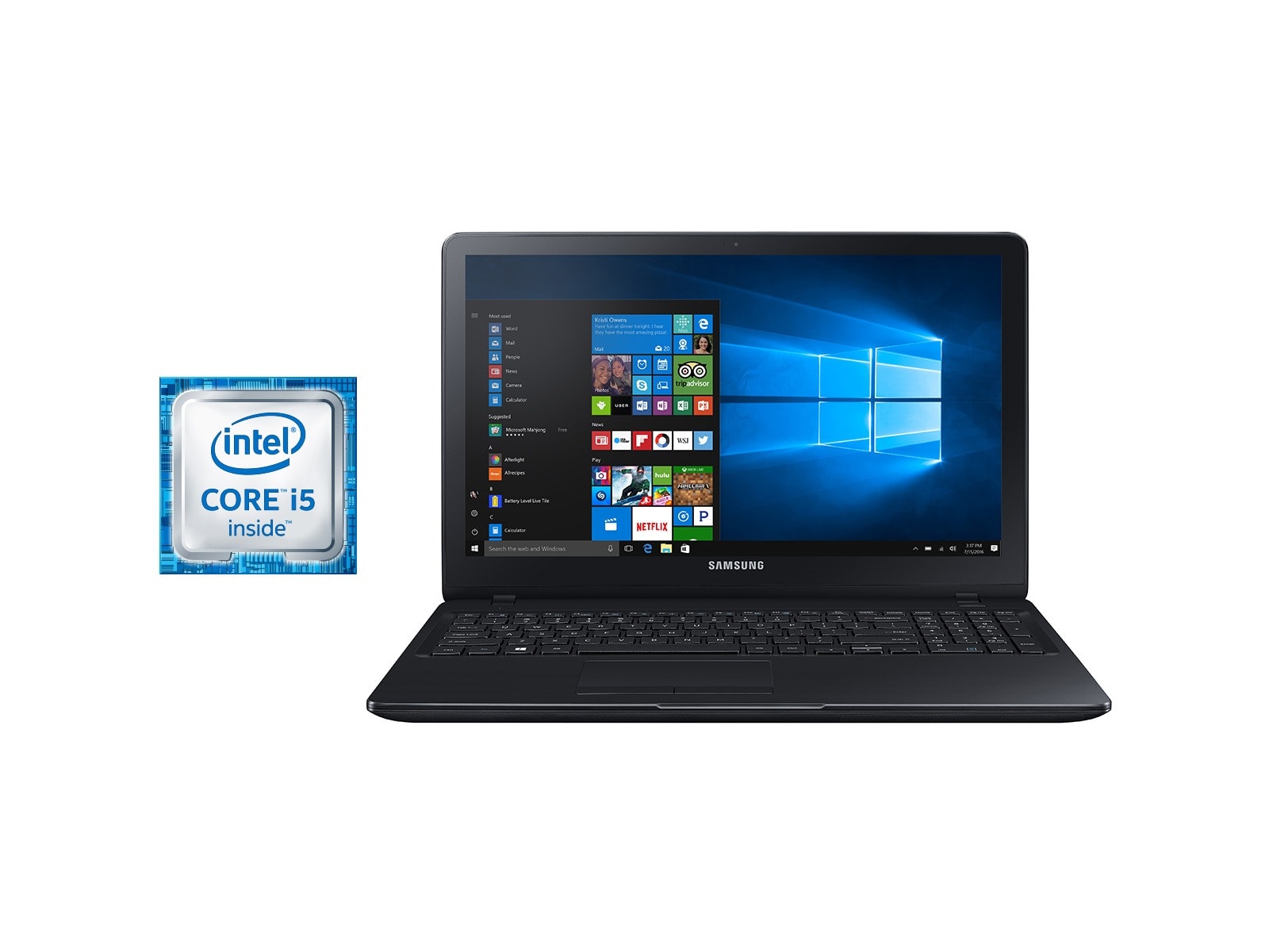 لابتوب Samsung Notebook 5 NP530E5M-X02US 15.6 Touch Screen Laptop, Intel Core i5-7200U Up To 3.1GHz, 8GB DDR4, 256SSD , NVIDIA GeForce 2GB 920MX