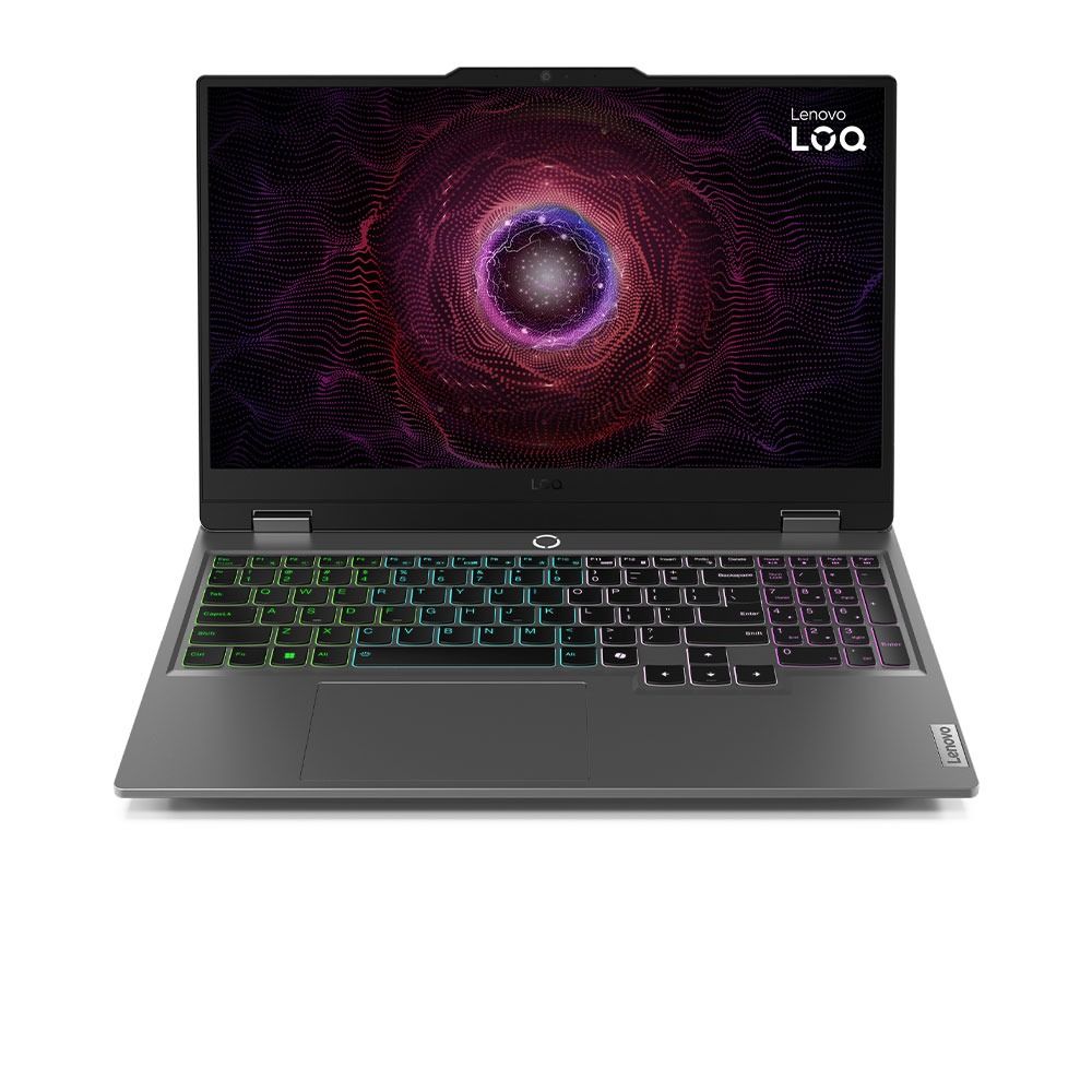 لابتوب Lenovo LOQ 15ARP9 Laptop – AMD Ryzen 7-7435HS – 24GB – 512GB SSD – NVIDIA® GeForce® RTX 4070 8GB – 15.6 FHD – Luna Grey