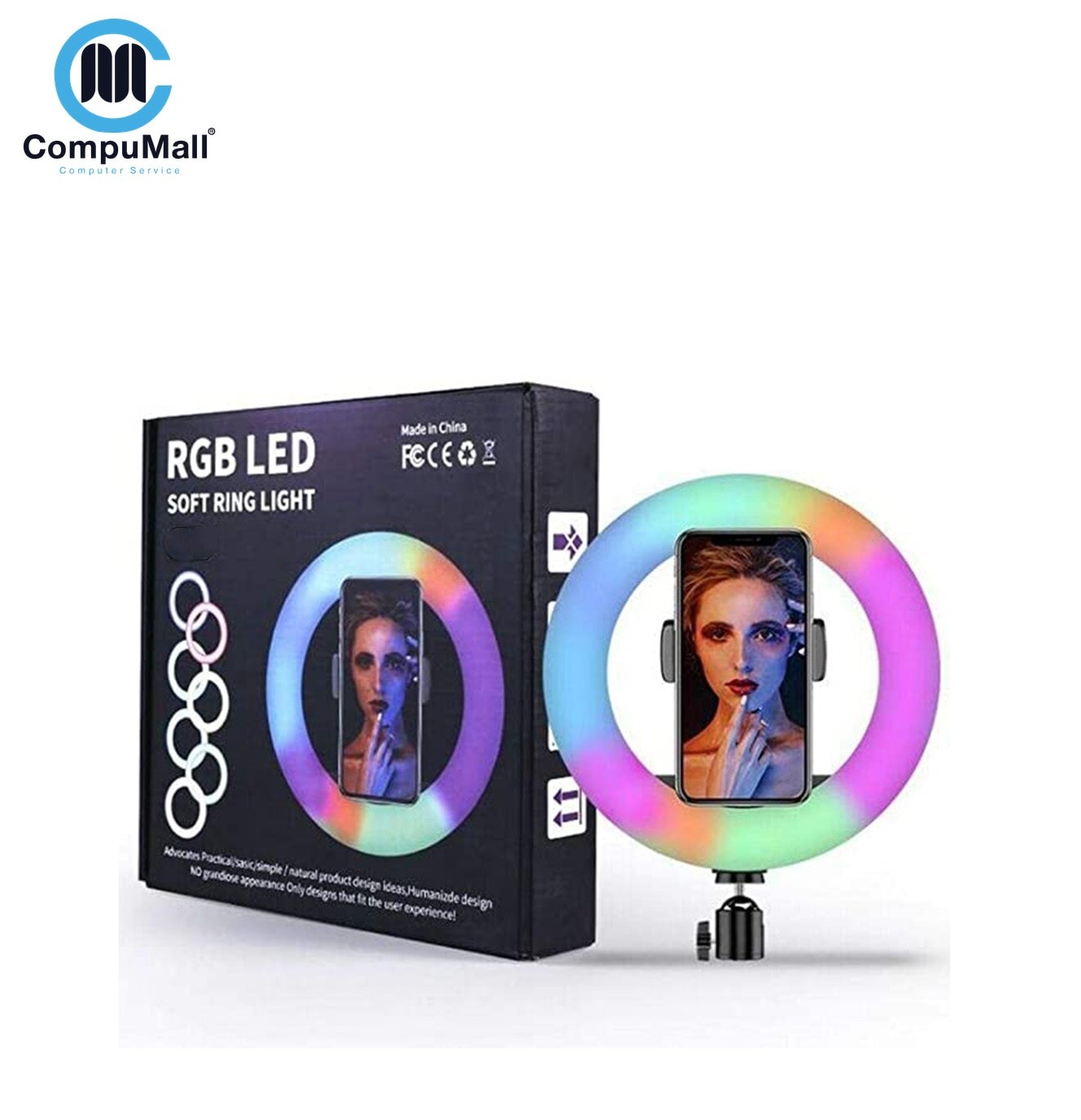 إكسسوار RING LIGHT RGB 33CM
