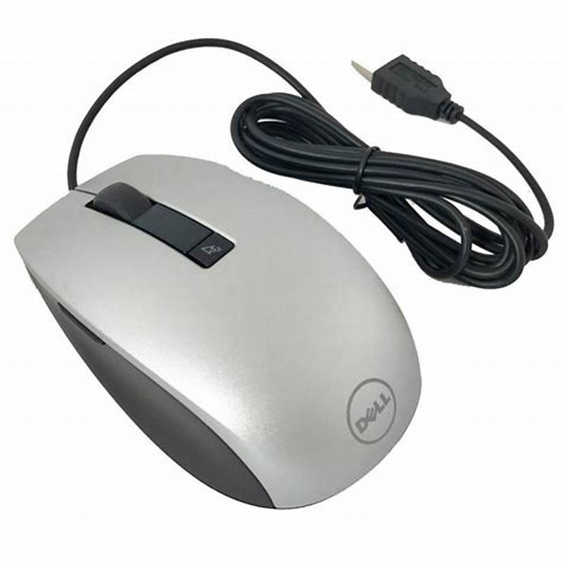 ماوس dell wired mouse original 5 click