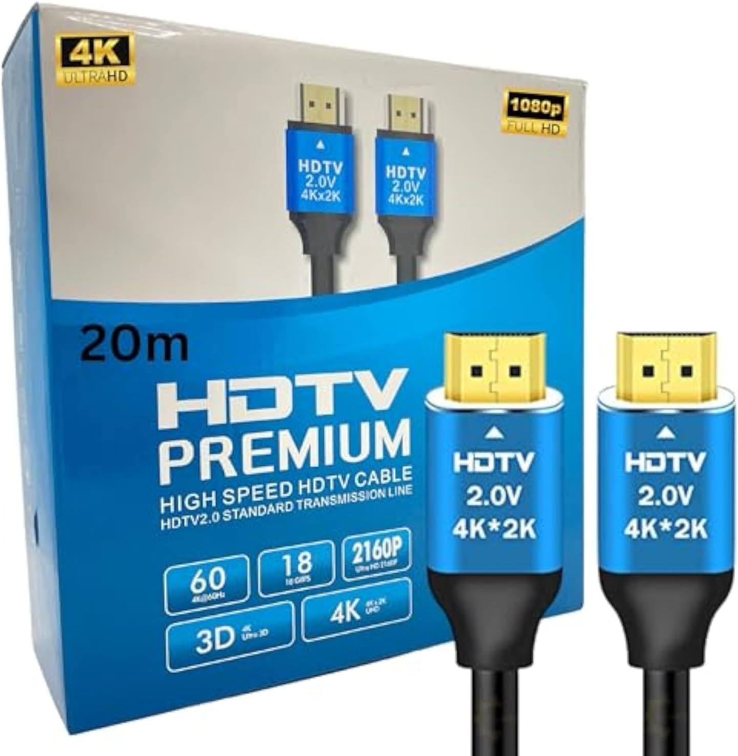 جهاز شبكة hdmi 4k 20m cougar