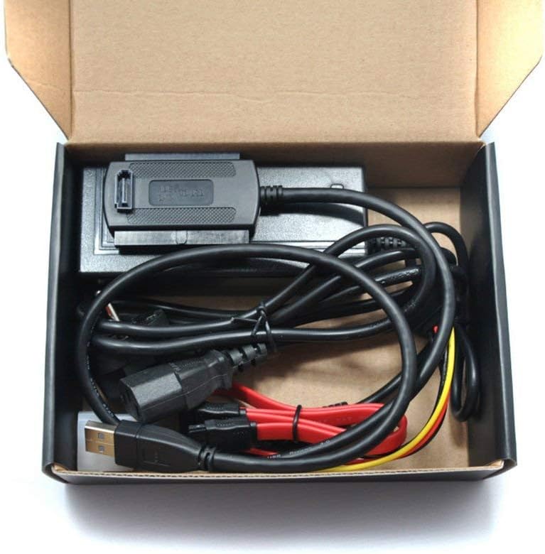 كابل USB 2.0 to SATA + IDE (2.5 / 3.5 / 5.25″) Cable Adapter,Black