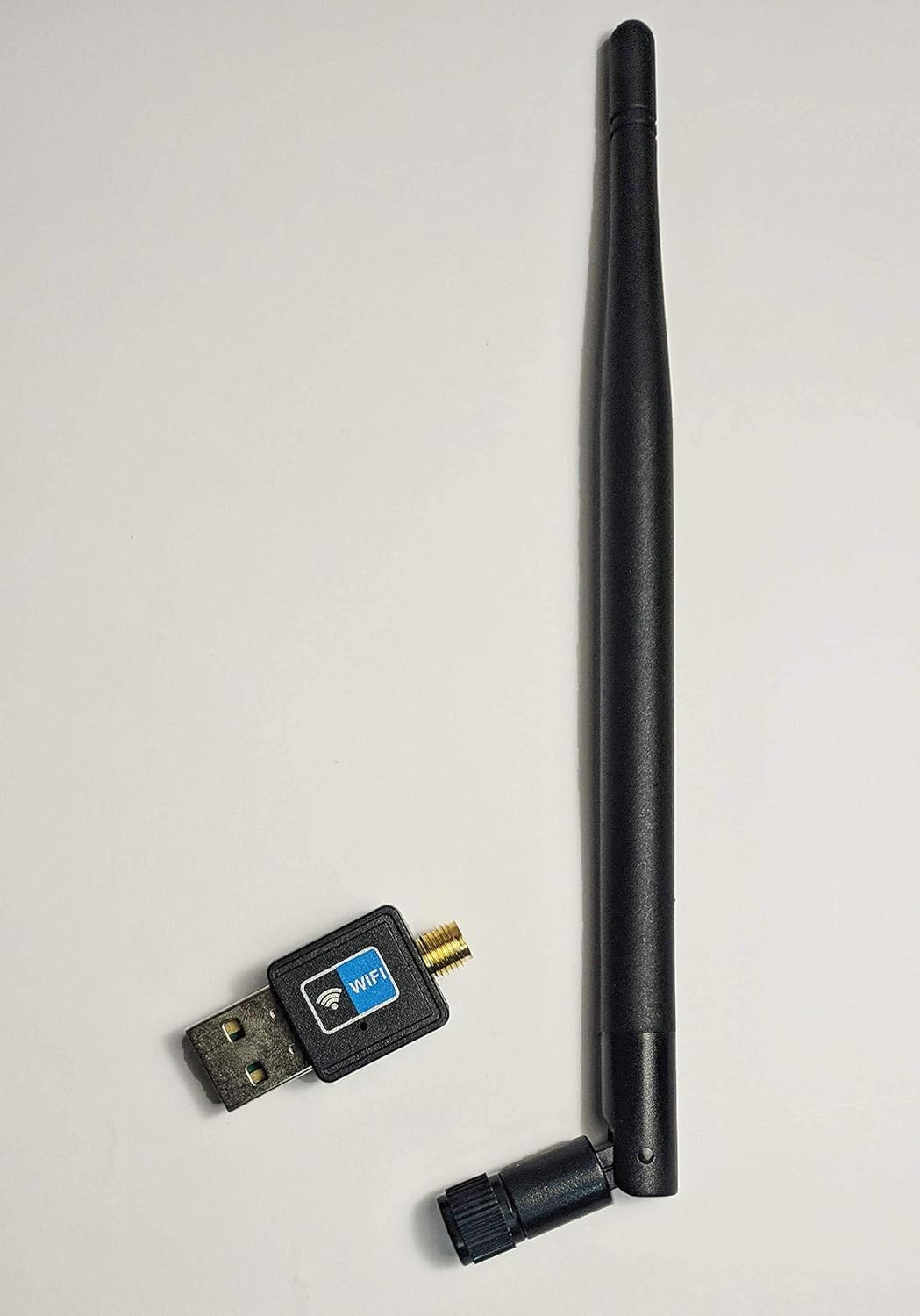 جهاز شبكة Mini USB WiFi Wireless LAN 1000Mbps 802.11 n/g/b Adapter with Antenna