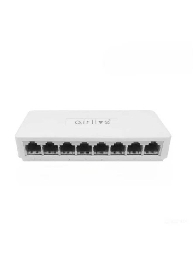 سويتش AirLive Desktop Switch 8 Ports 10/100/1000 Mbps