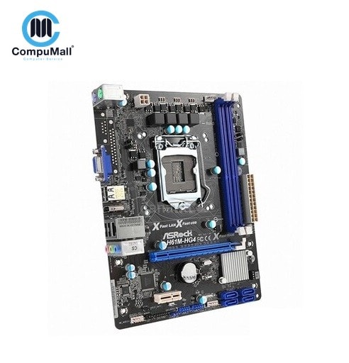 مذربورد Motherboard H61+cpu i5 th2+fan