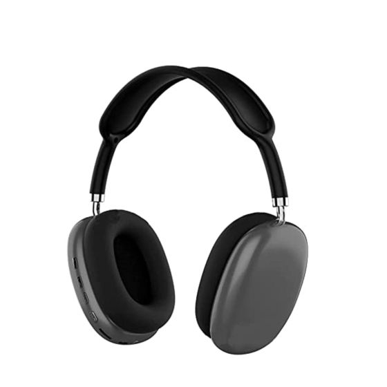 سماعة هيدست P9 Wireless Bluetooth Headset, Pure Stereo Audio Support Memory Card (Black)