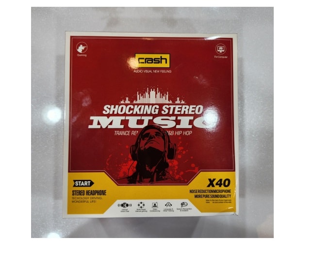 سماعة headphone bluetooth crash x40